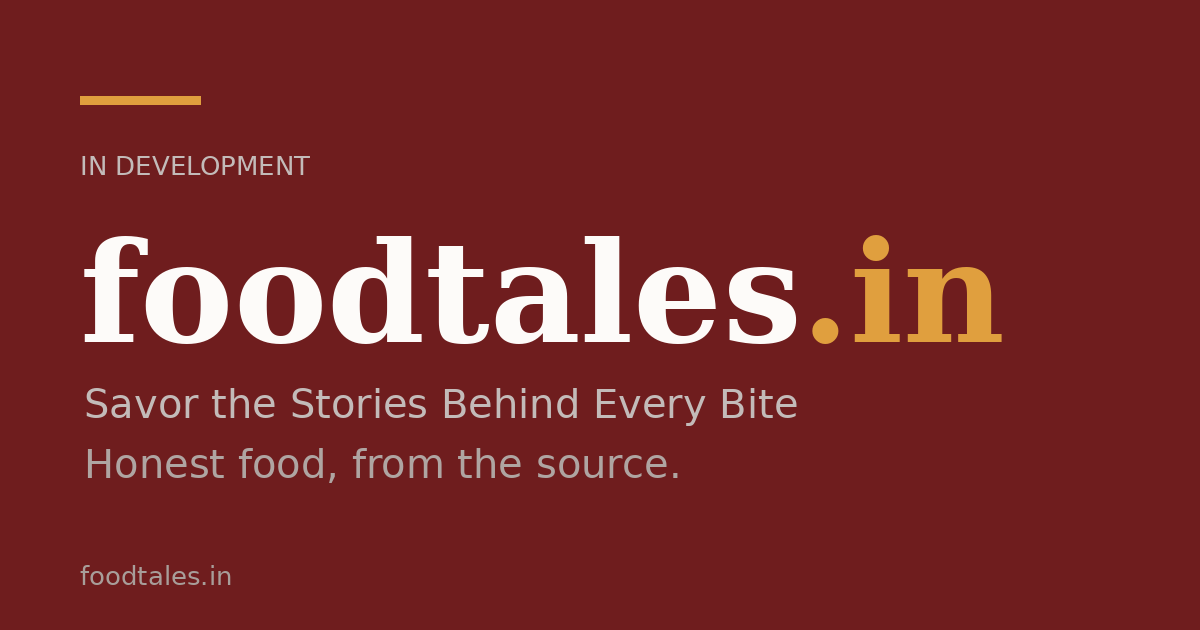 Link preview image for foodtales.in
